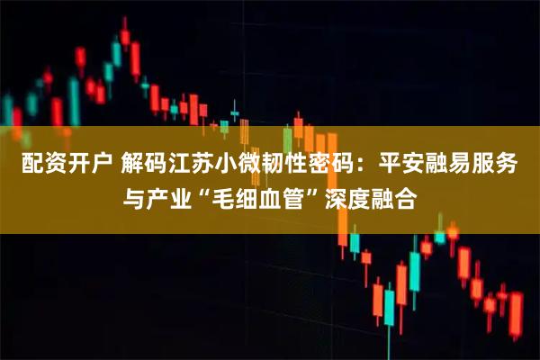 配资开户 解码江苏小微韧性密码：平安融易服务与产业“毛细血管”深度融合